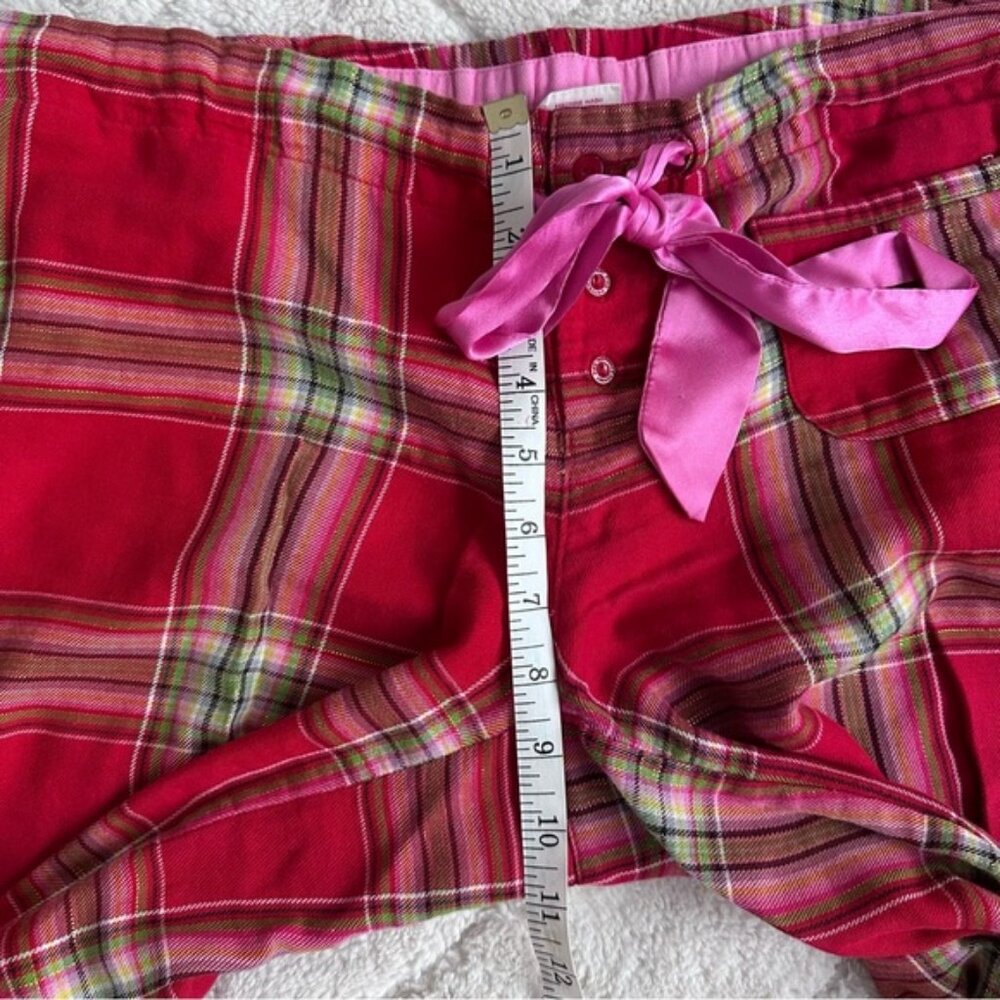 Victoria's Secret PINK | Red and Green Plaid Christmas Pajama Pants | Size Small - Picture 9 of 9